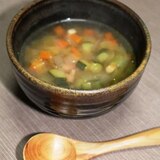 簡単！野菜たっぷりコンソメスープ